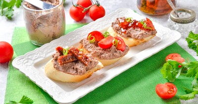 Как красиво подать паштет