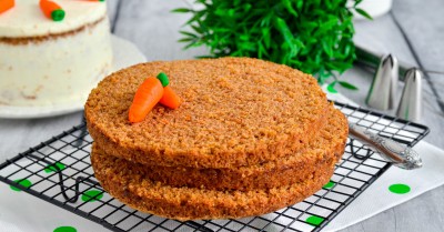 Морковный бисквит для торта