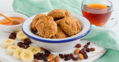 Постное печенье из овсяных хлопьев