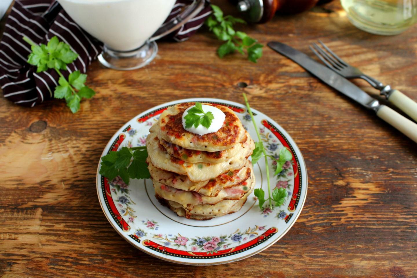 Пицца-оладьи