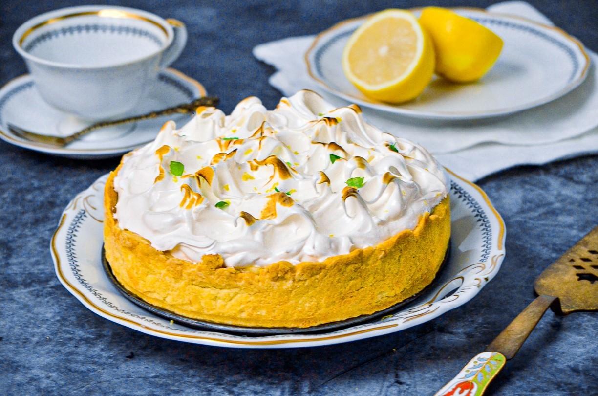Меренговый торт с лимонным курдом рецепт с фото