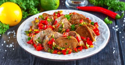 Маринованный язык свиной