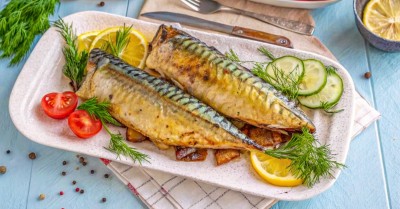 Сочная скумбрия запечённая в духовке вкусно