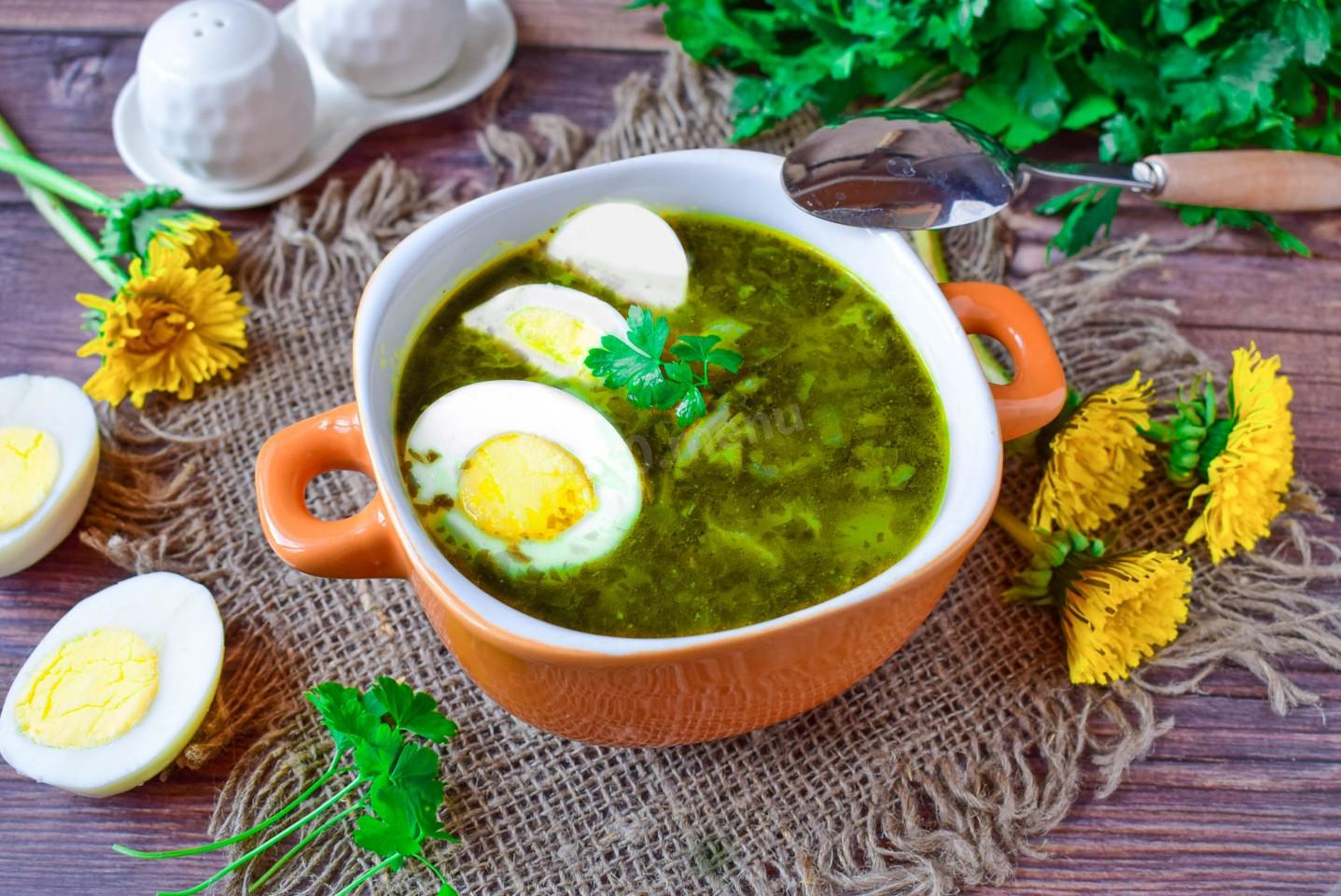 Щавелевый суп с яйцом и курицей пошаговый рецепт с фото картошкой