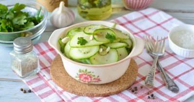 Кабачки маринованные в пакете