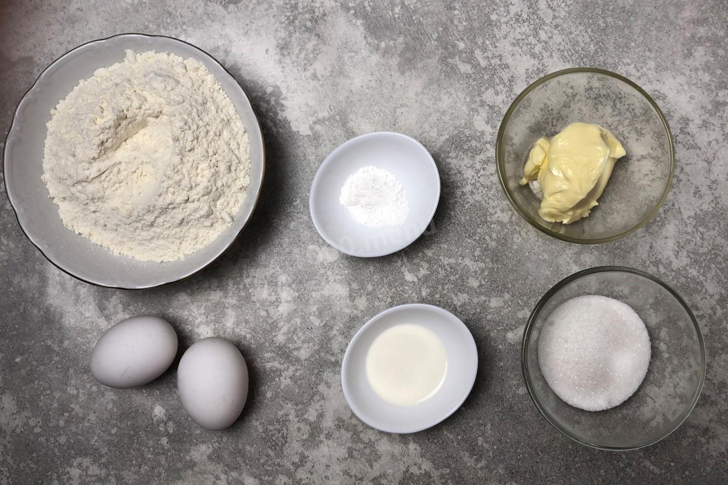 Тесто из сахара и яиц. Как сделать теруччу.