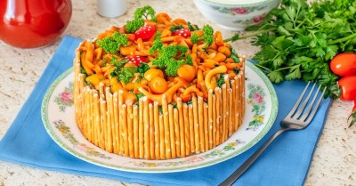 Новогодний салат с курицей и морковью по-корейски