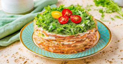 Печеночный торт с майонезом