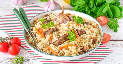 Плов в аэрогриле  ароматный и рассыпчатый, как в казане