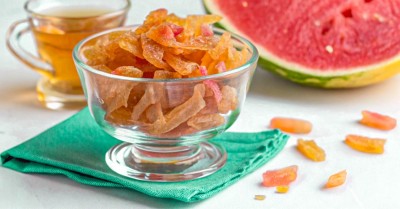 Цукаты из арбузных корок
