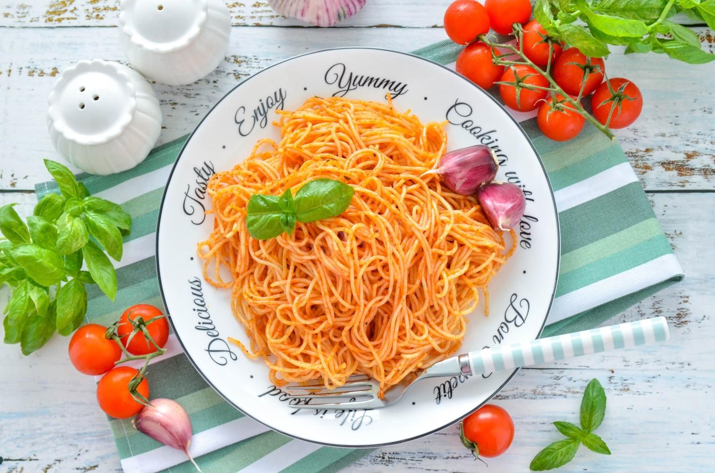 Рецепты макарон с томатами. Томаты спагетти описание