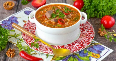 Харчо с грецкими орехами