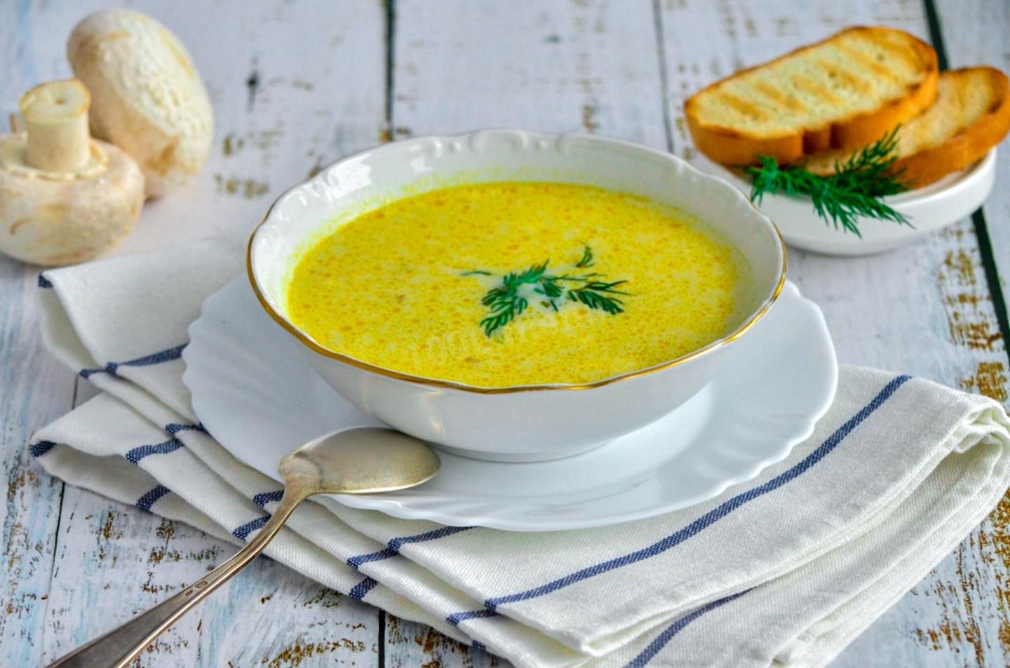 Сырный Грибной Суп Рецепт С Фото