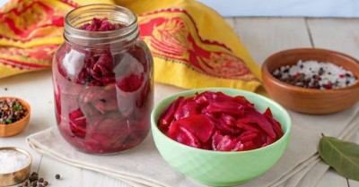 Капуста пелюстка с буряком на зиму