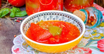 Классическое лечо на зиму из перца пальчики оближешь