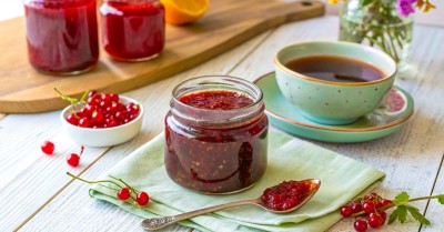 Варенье из красной смородины с апельсином