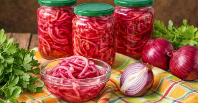 Маринованный резаный лук на зиму