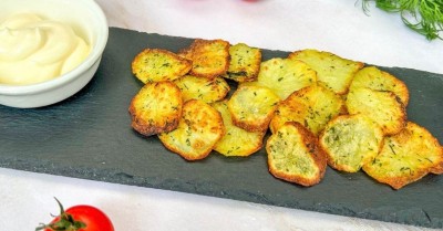 Картофельные чипсы в духовке