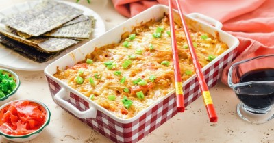 Ленивые роллы запеченные