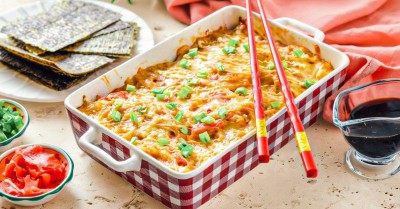 Ленивые роллы запеченные в духовке