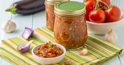 Икра из запеченных баклажанов на зиму