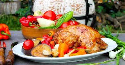 Курица в тандыре целиком