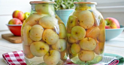 Антоновка на зиму ароматный компот из яблок