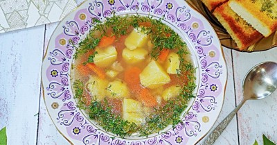 Уха из головы морского окуня
