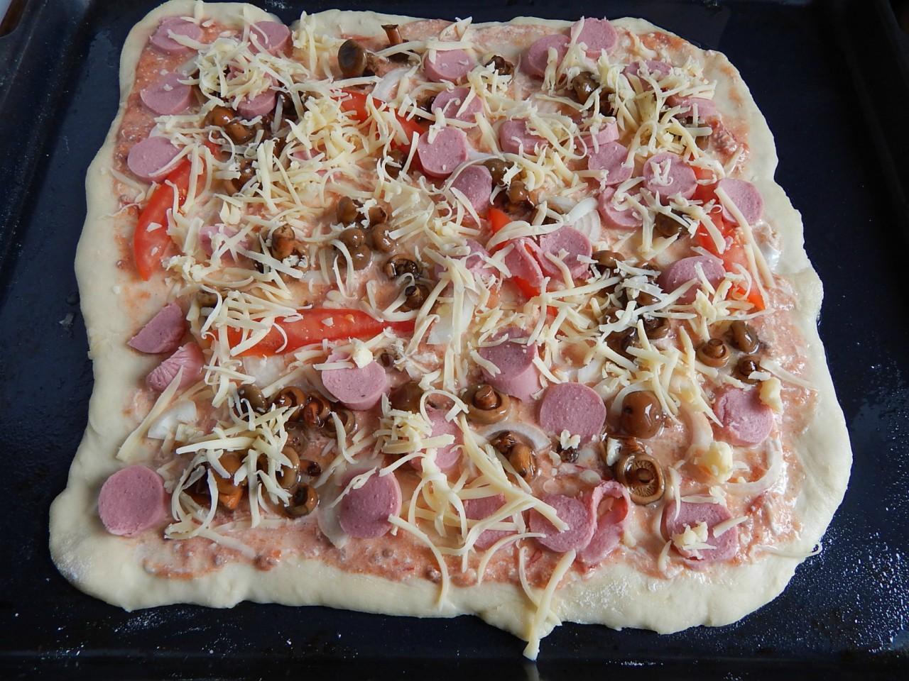 грибная пицца на кефире рецепт фото 107
