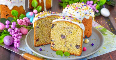 Пасхальный кулич на сухом молоке