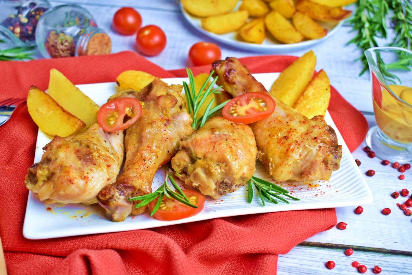 Рецепт курица в медовом соусе в духовке с фото пошагово