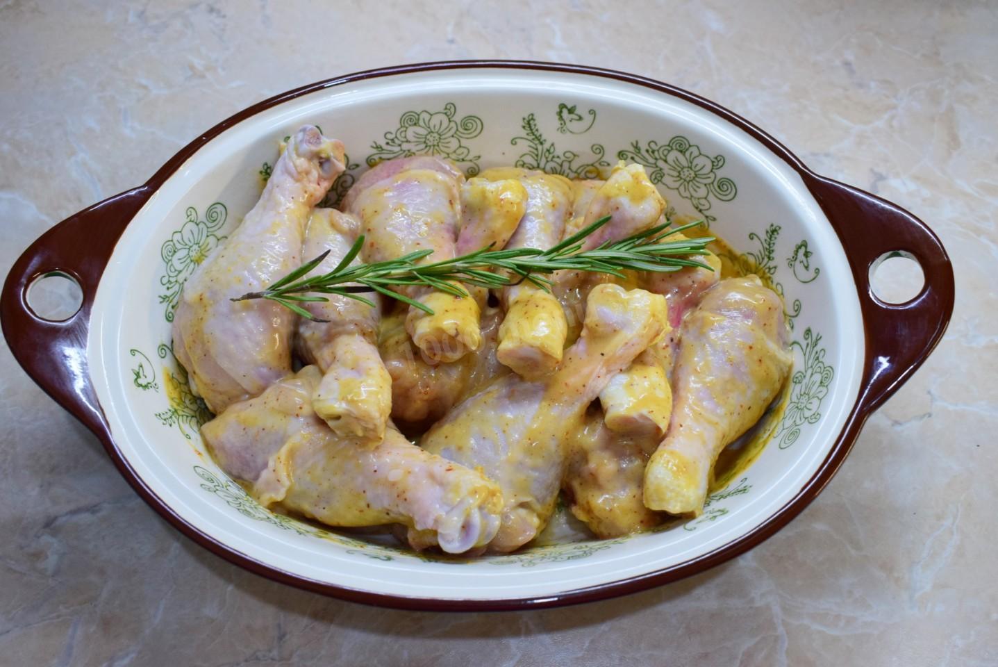 Рецепт курицы в горчичном соусе