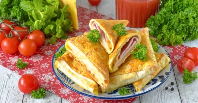 Закуска из лаваша в аэрогриле