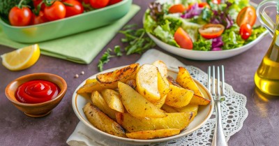 Картошка в духовке без мяса