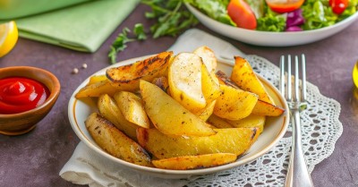 Картошка в духовке без мяса