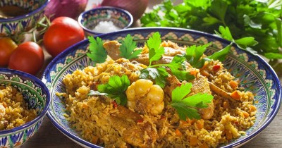 Плов куриный с рисом бурым