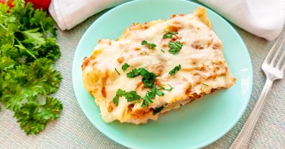 Запеканка с мясным фаршем и цветной капустой