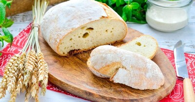 Бездрожжевой хлеб на закваске, соде или разрыхлителе