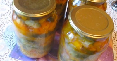 Салат помидорный с морковью без стерилизации на зиму