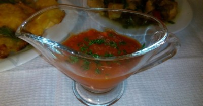 Кетчуп с крахмалом перцем чили и болгарским на зиму