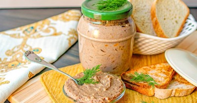 Паштет из печени на зиму