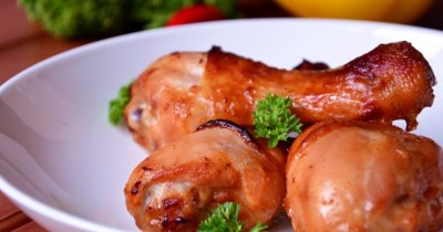 Куриные ножки с дижонской горчицей в духовке