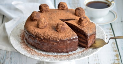 Торт Трюфель шоколадный для мужчин