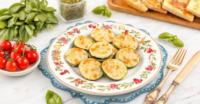 Кабачки с сыром в аэрогриле