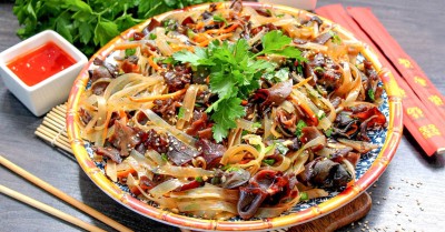 Салат из китайских древесных грибов