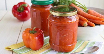 Перец фаршированный морковью на зиму