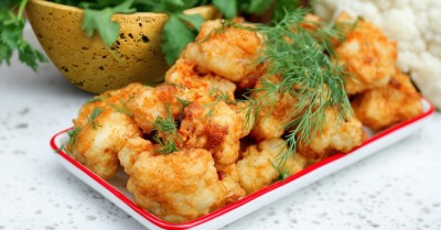 Цветная капуста в кляре на сковороде жареная