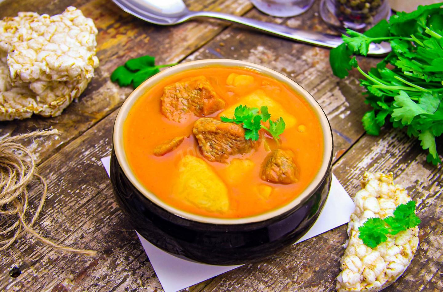 Картофельный суп с мясом