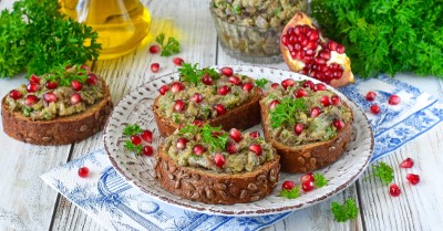 Мутабаль из баклажанов