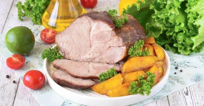 Свиная шея в аэрогриле